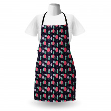 Monstera Leaves and Rounds Apron