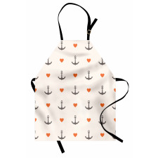 Anchors and Hearts Apron