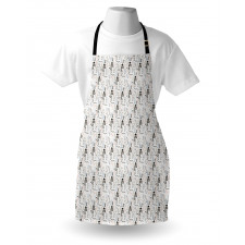 Owl with Leafy Branches Apron