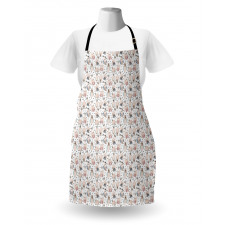 Rabbits with Flowers Apron