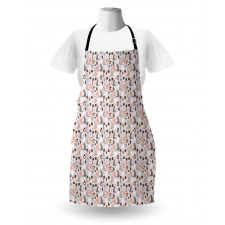 Leopards Pomegranate Palms Apron