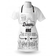 Optimistic Winner Slogan Apron