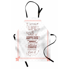 Motivational Attitude Art Apron