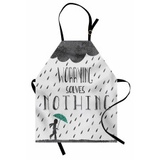 Worrying Solves Nothing Apron