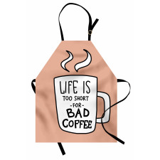 Coffee Lover Mug Concept Apron