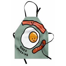 Morning Egg Sausages Apron