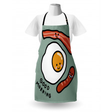 Morning Egg Sausages Apron