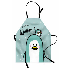 Mom and Baby Penguins Apron