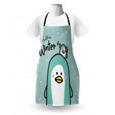 Mom and Baby Penguins Apron