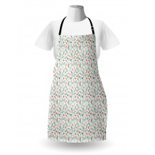 Watercolor Petals Beauty Apron