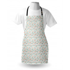 Watercolor Petals Beauty Apron