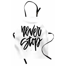 Never Stop Lettering Apron