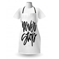 Never Stop Lettering Apron