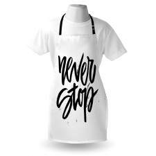 Never Stop Lettering Apron