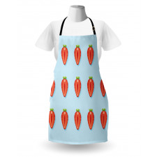 Symmetric Halved Strawberry Apron