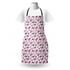 Modern Exotic Birds Apron