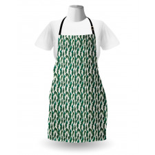 Tropic Forest Leaf Motif Apron