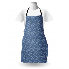 Monotone Daisy Love Bouquets Apron