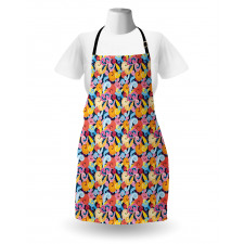 Vivid Spiral Funny Curls Apron