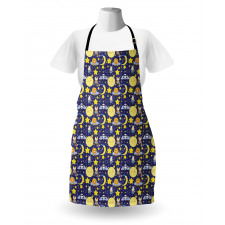 Sleeping Animals Cartoon Apron