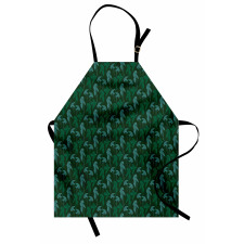 Growth Jungle Leaves Motif Apron