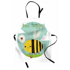 Bee Happy Doodle Apron