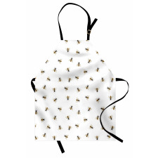 Flying Insects Pattern Apron