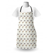 Quirky Colorful Characters Apron