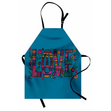 Love Wording in Hip Style Apron