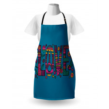 Love Wording in Hip Style Apron