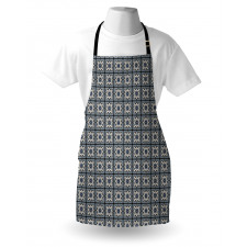 Floral Oriental Damask Apron