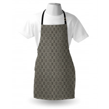 Repeating Floral Geometric Apron