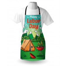 Mountainous Landscape Apron