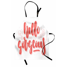 Typography Apron