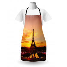 Gökyüzü Mutfak Önlüğü Paris'te Gün Doğumu Temalı