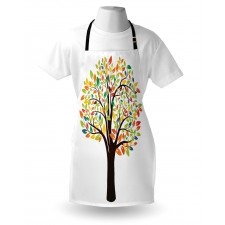 Autumnal Leaves Forest Flora Apron