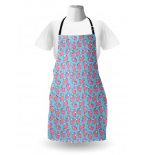 Cartoon Piglets Wings Apron