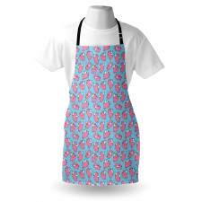 Cartoon Piglets Wings Apron