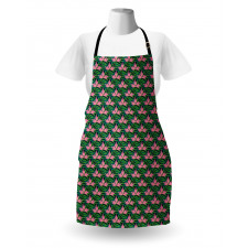 Tropical Monstera Flowers Apron