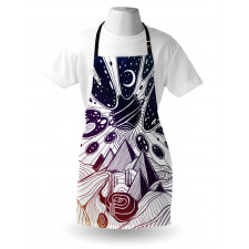 Dream Desert Landscape Apron