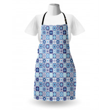 Floral Motif Squares Apron