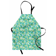 Parrots and Dotted Feather Apron