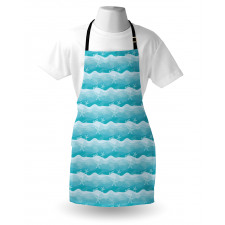 Fishes on Ombre Sea Waves Apron