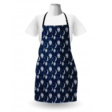 Mystical Sky Sun Stars Apron