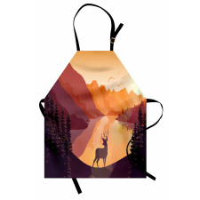 Bird Mountain Reindeer Apron