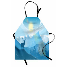 Mountain Fauna Sunrise Apron