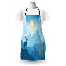 Mountain Fauna Sunrise Apron