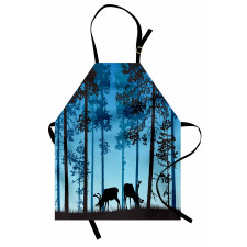 Wild Animal Elk Forest Apron