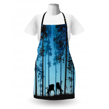 Wild Animal Elk Forest Apron