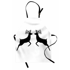 Reindeer Silhouette Apron